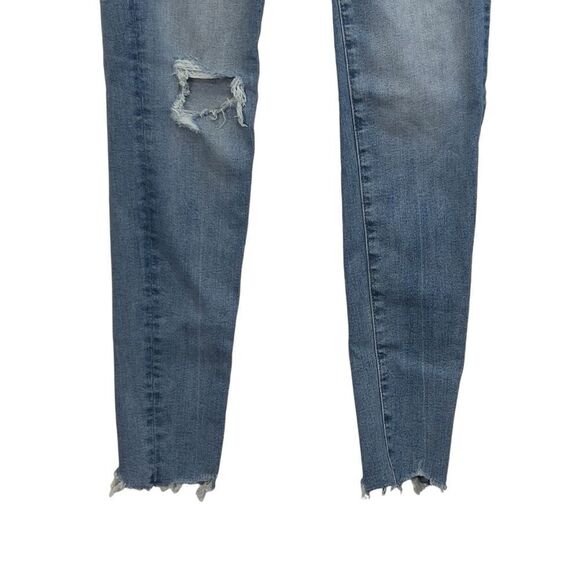 New with tags American Eagle Next Level Stretch super Hi-Rise Jegging raw hem 0 - Picture 4 of 11
